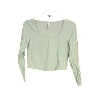 All in Motion Women's Cropped Activewear Top Size L